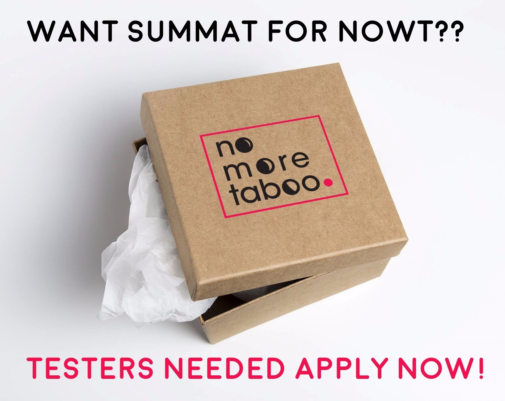 Summat for nowt Testers needed!